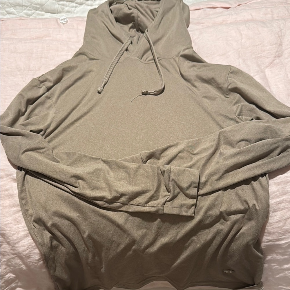 Men's Tan Hoodie Shirt